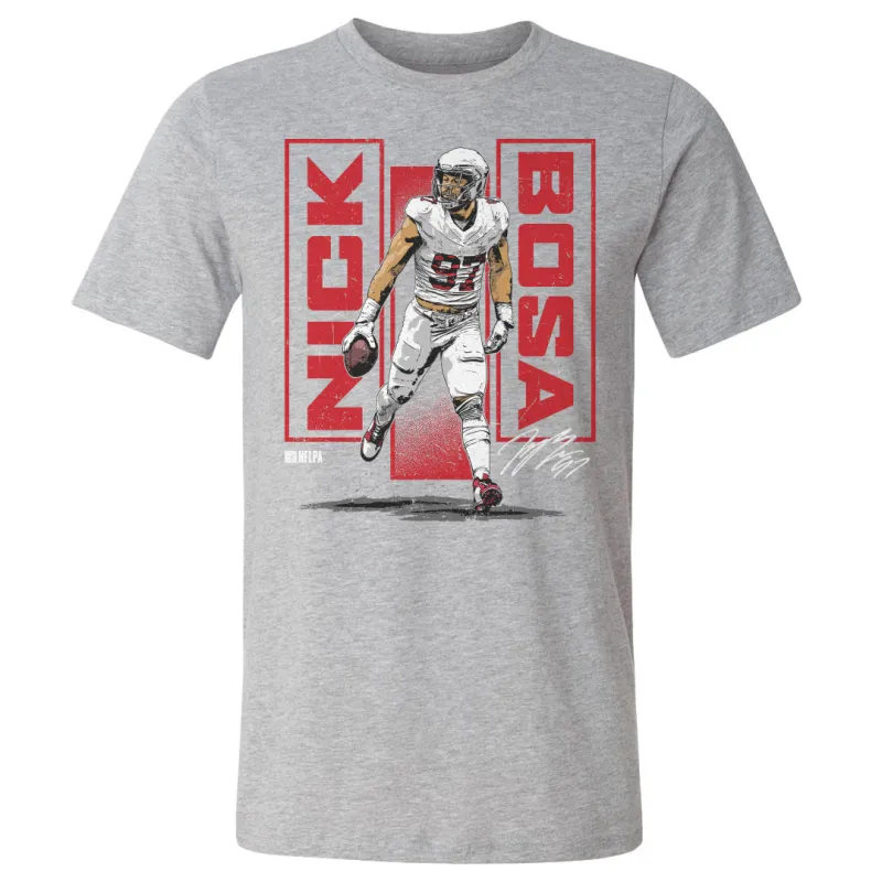 Nick Bosa San Francisco Vertical WHT sold by 500 Level