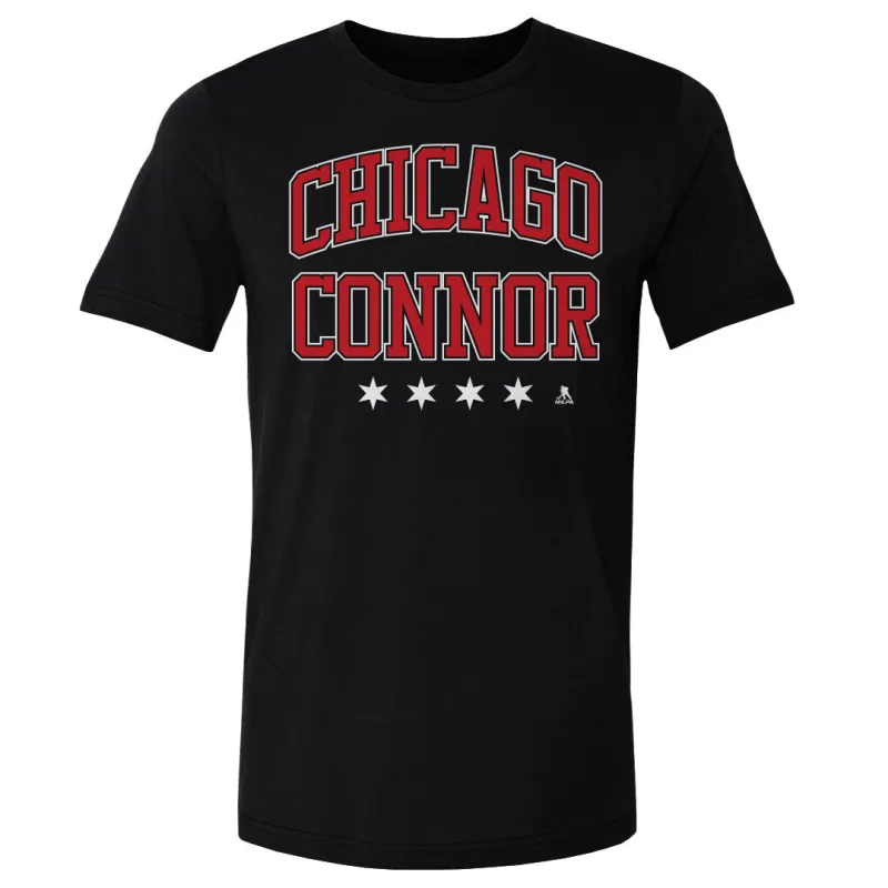 Connor Bedard Chicago Athletic Font WHT sold by 500 Level