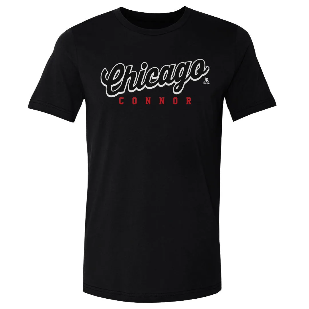 Connor Bedard Chicago Script Connor WHT sold by 500 Level product image thumbnail 2