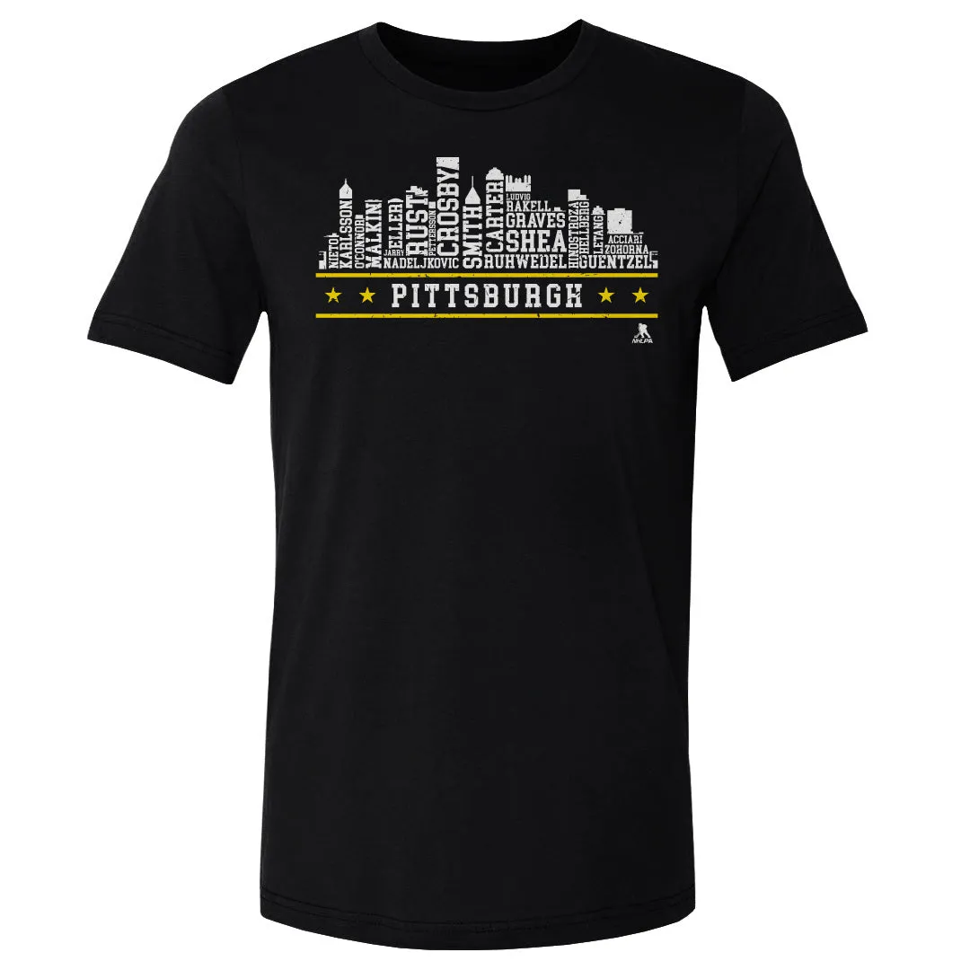Pittsburgh Hockey Roster Skyline 23 WHT sold by 500 Level