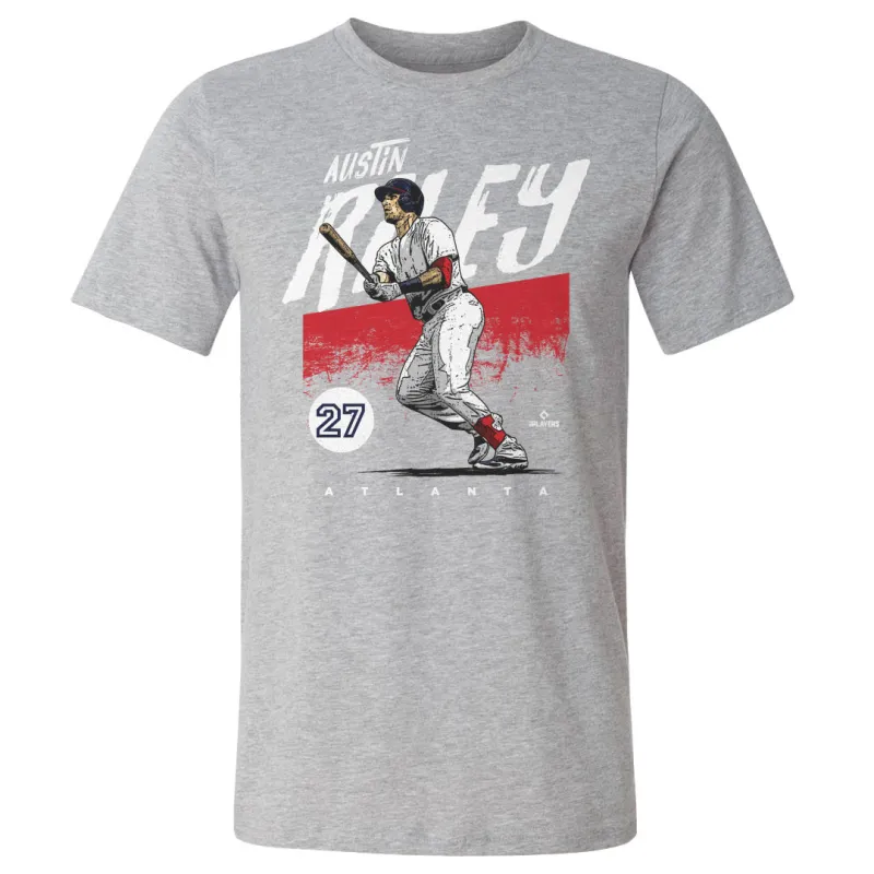 Austin Riley Atlanta Grunge WHT sold by 500 Level