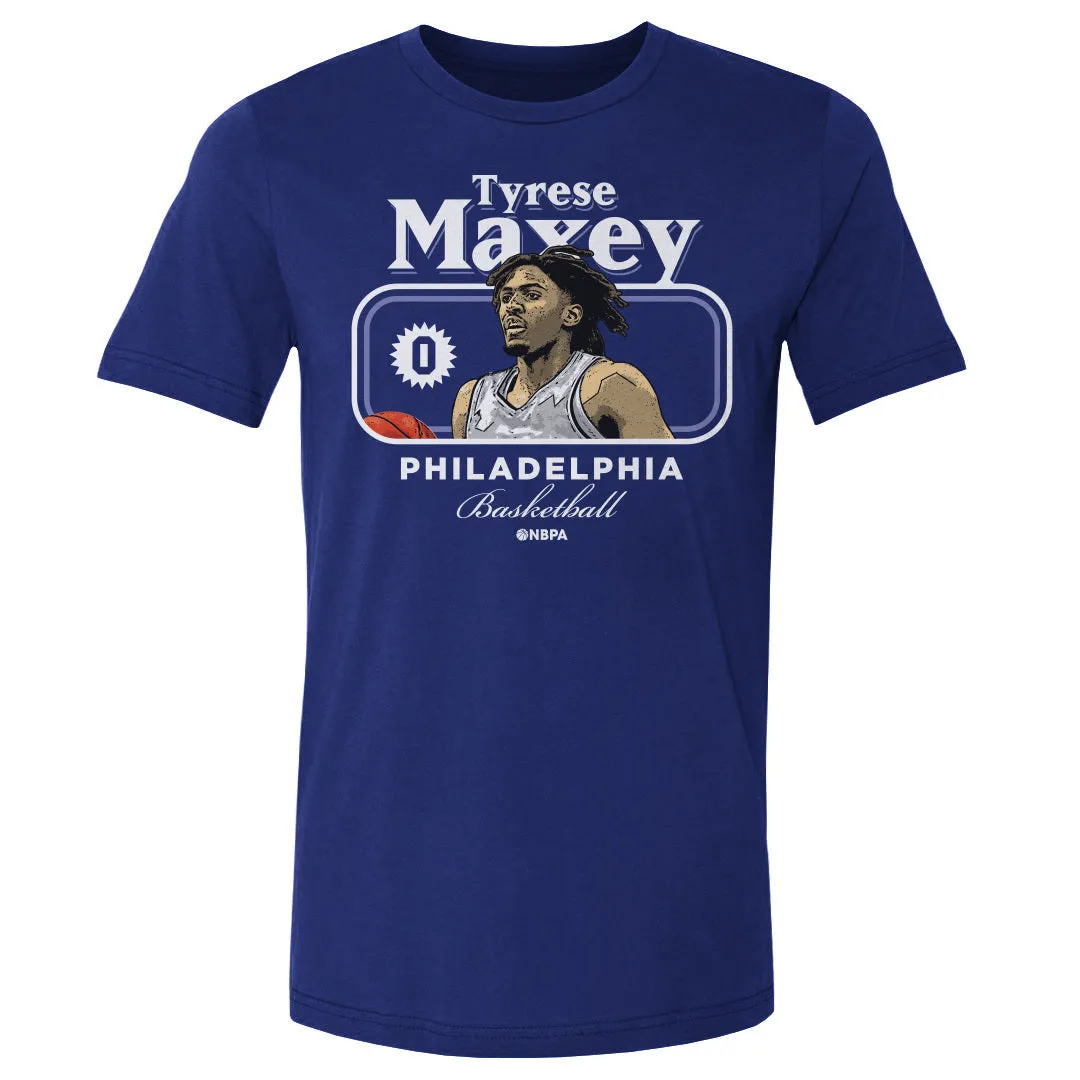 Tyrese Maxey Philadelphia Cover WHT sold by 500 Level