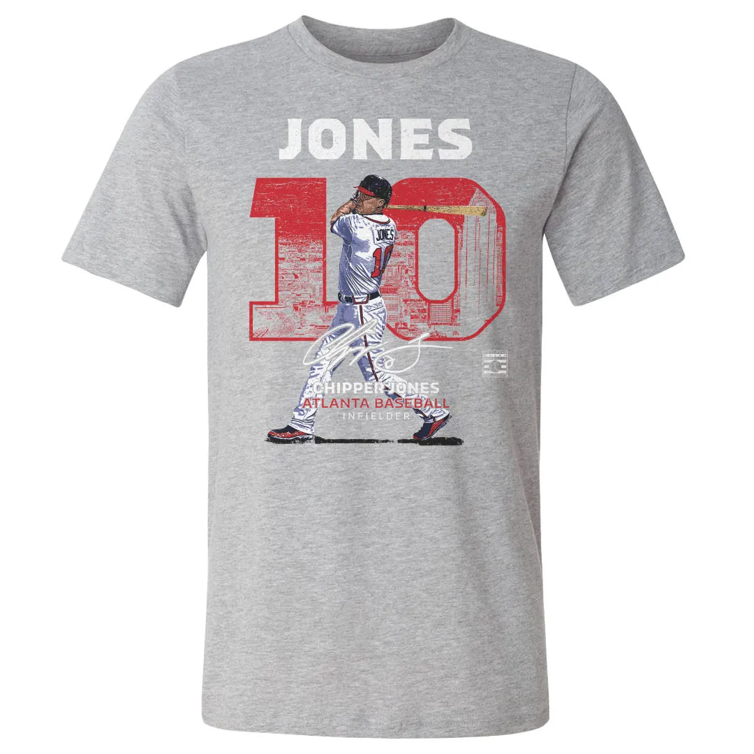 Chipper Jones Atlanta Throwback WHT sold by 500 Level