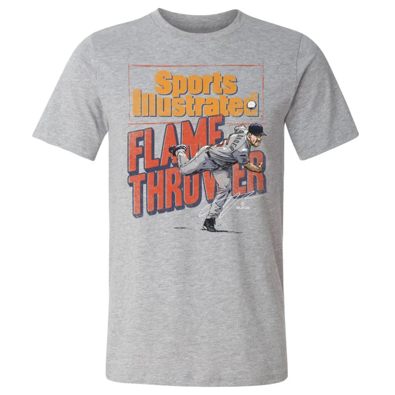 Justin Verlander Sports Illustrated & Houston Flame Thrower WHT sold by 500 Level