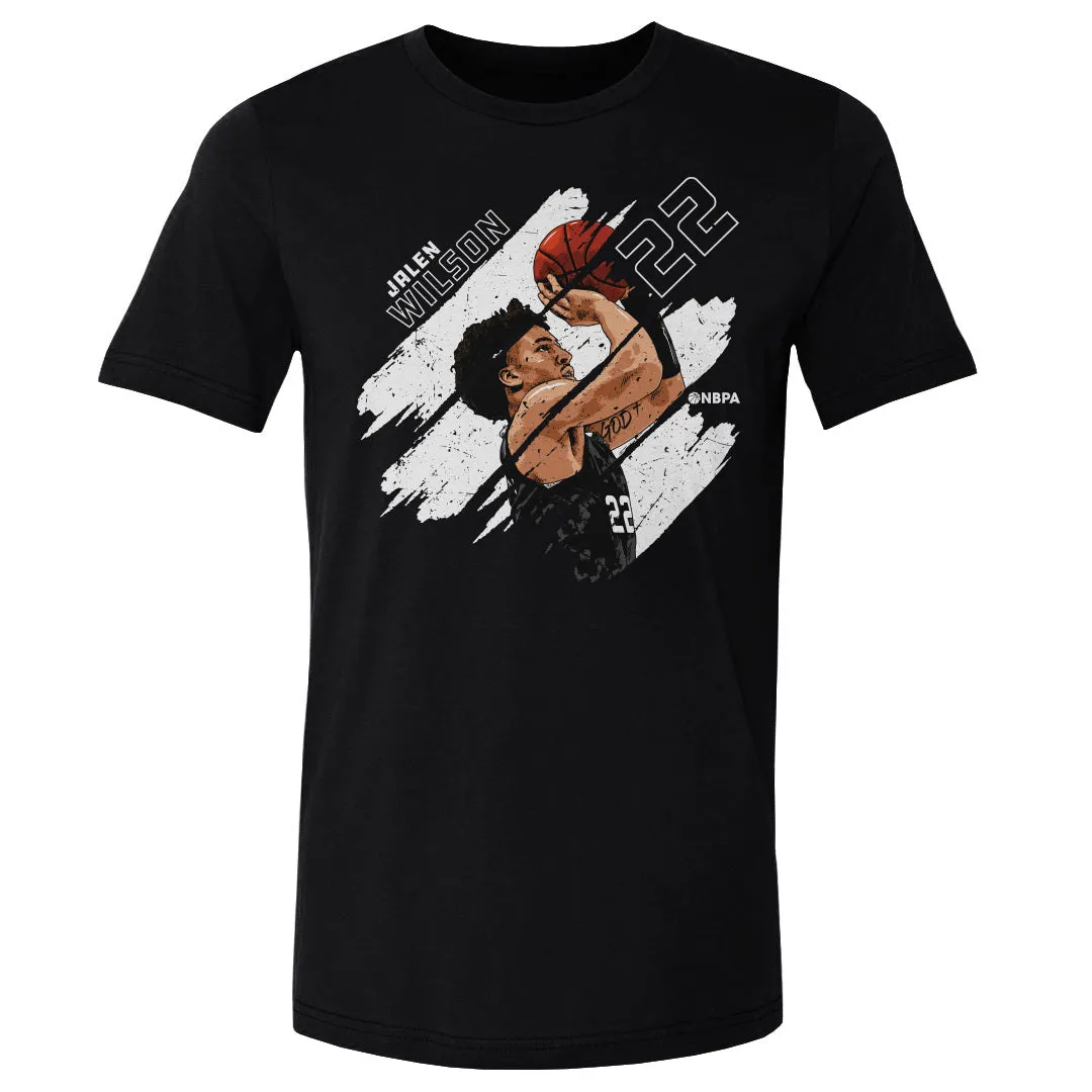 Jalen Wilson Brooklyn Stripes WHT sold by 500 Level