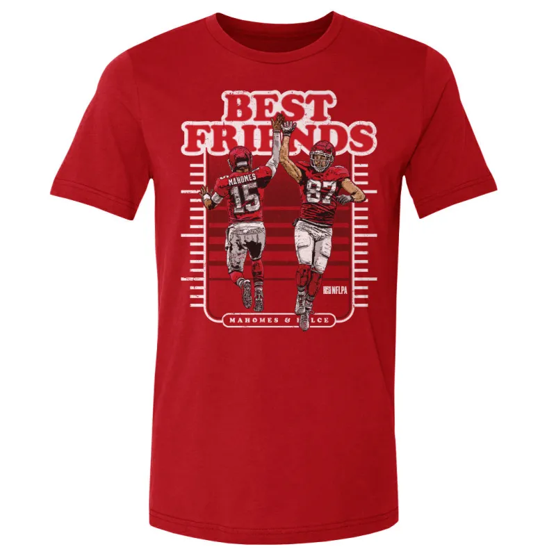 Patrick Mahomes & Travis Kelce Kansas City Best Friends WHT sold by 500 Level