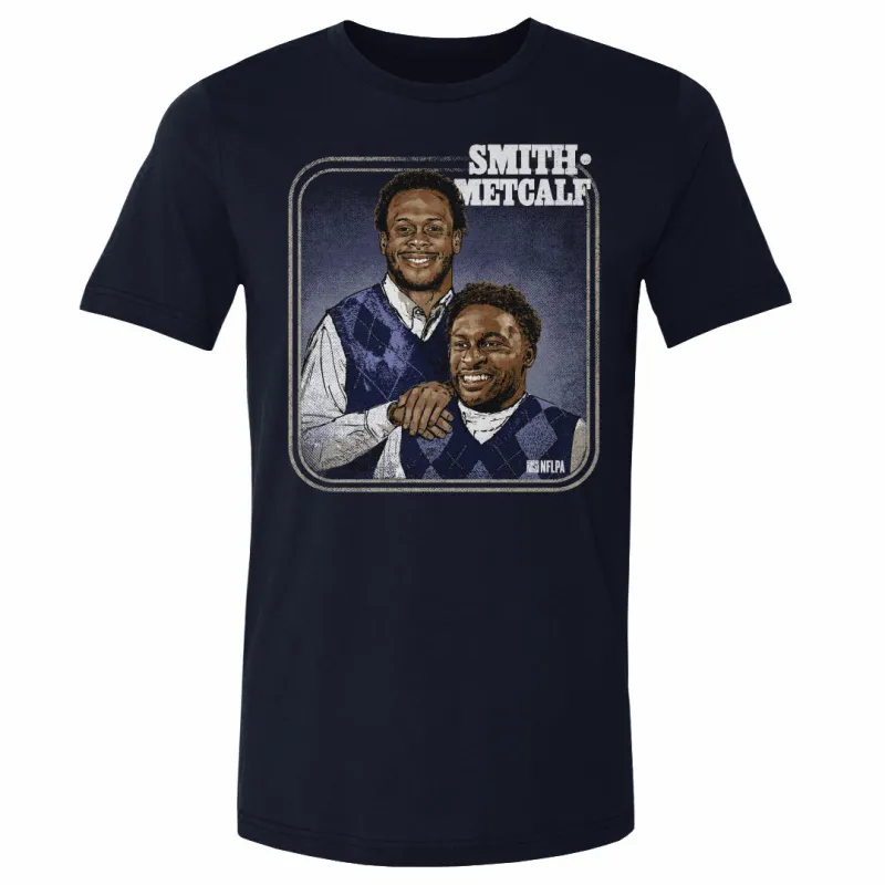 Geno Smith & D.K. Metcalf Seattle Step Brothers WHT sold by 500 Level