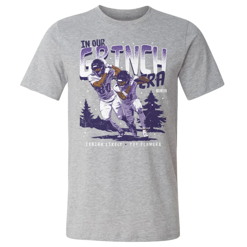 Zay Flowers Baltimore In Our Grinch Era WHT sold by 500 Level