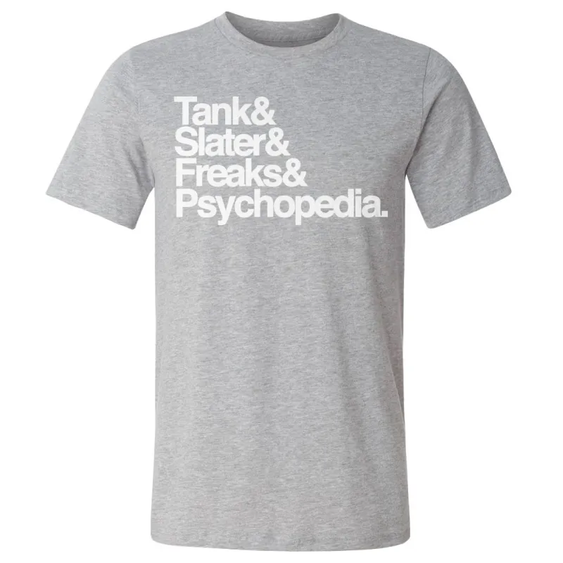 Psychopedia Tank & Slater & Freaks & Psychopedia WHT sold by 500 Level