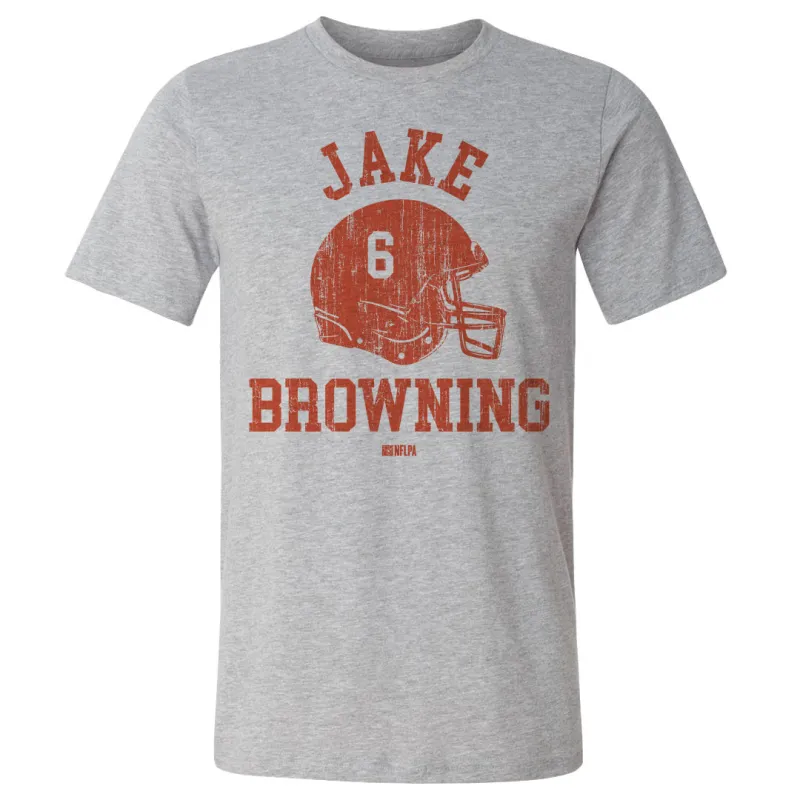 Jake Browning Cincinnati Helmet Font sold by 500 Level