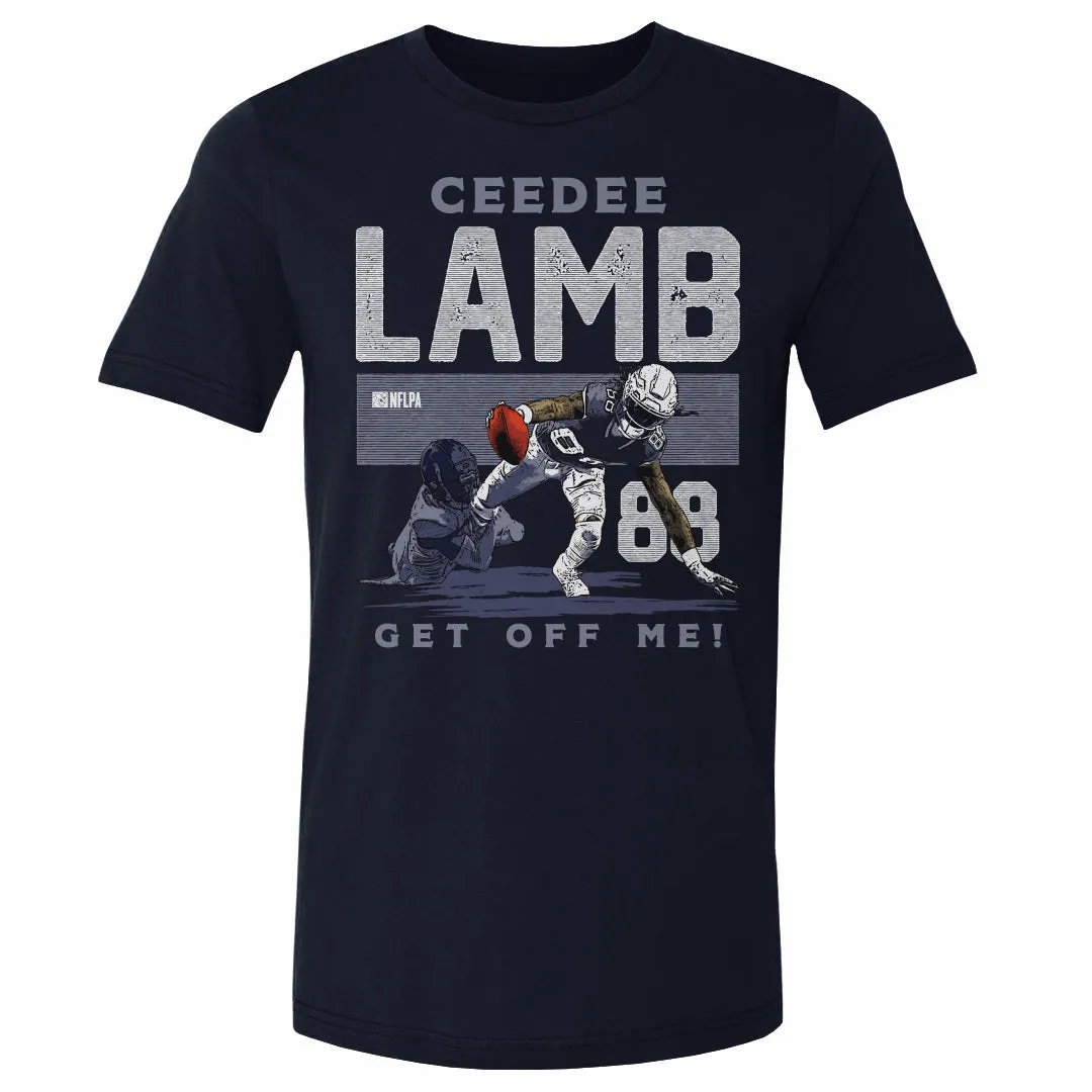 CeeDee Lamb Dallas Get Off Me WHT sold by 500 Level