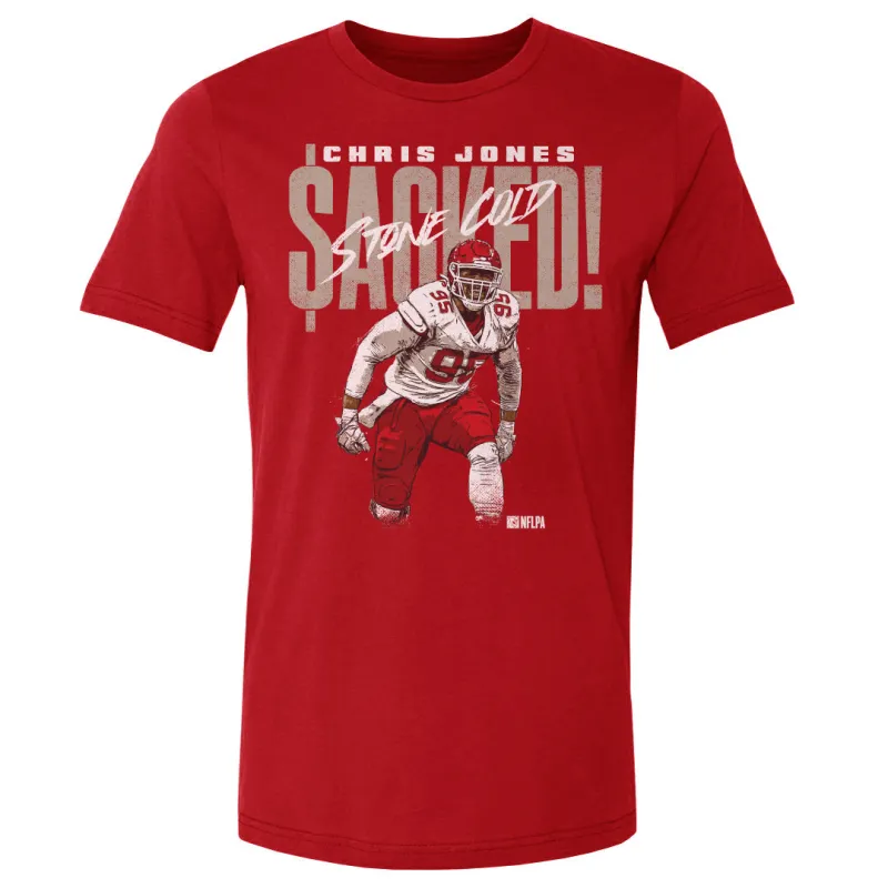 Chris Jones Kansas City Stone Cold Sacked WHT sold by 500 Level