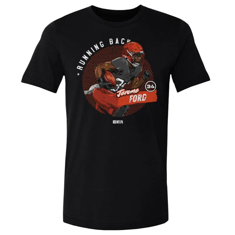 Jerome Ford Cleveland Dots WHT sold by 500 Level