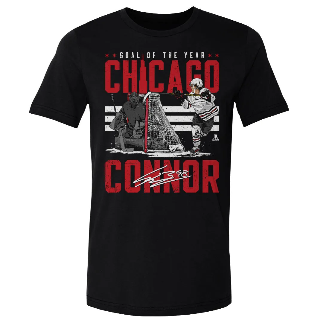 Connor Bedard Chicago Goal Of The Year WHT sold by 500 Level product image thumbnail 2