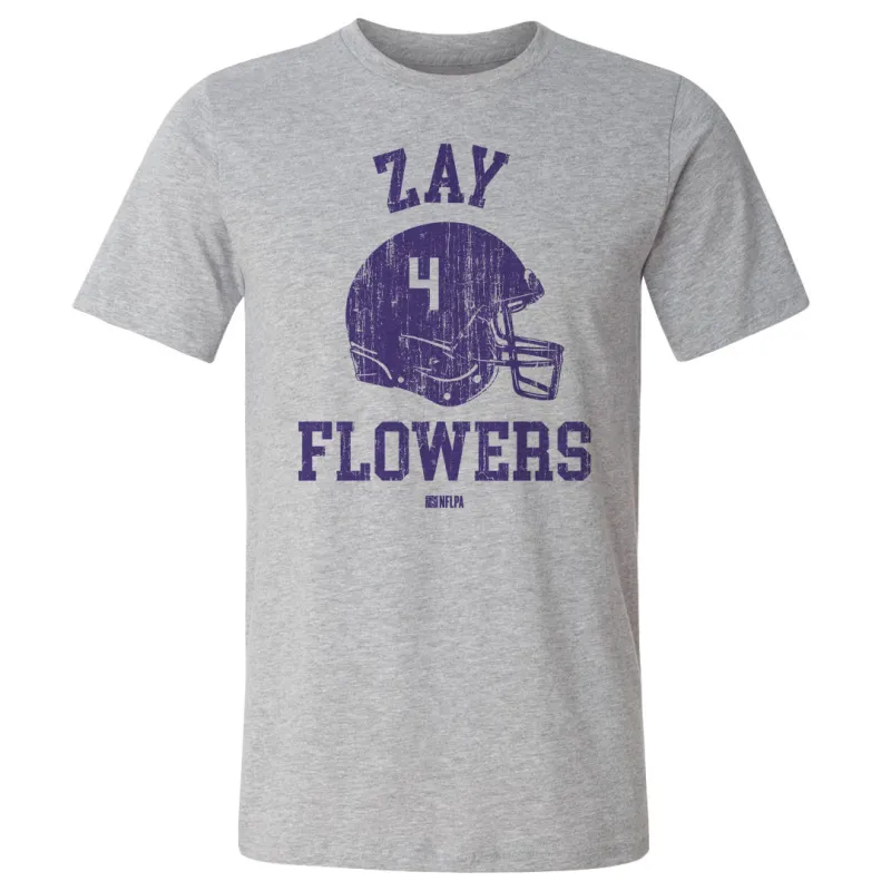 Zay Flowers Baltimore Helmet Font sold by 500 Level