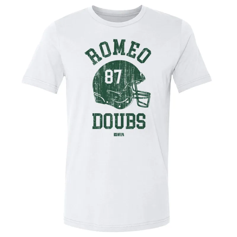 Romeo Doubs Green Bay Helmet Font sold by 500 Level