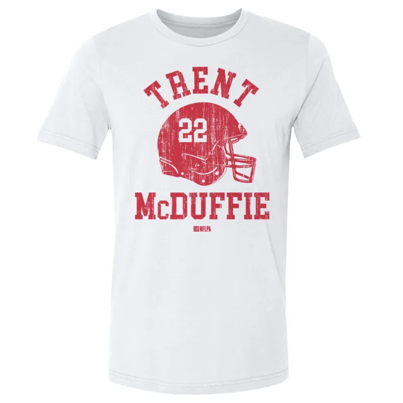 Trent McDuffie Kansas City Helmet Font sold by 500 Level