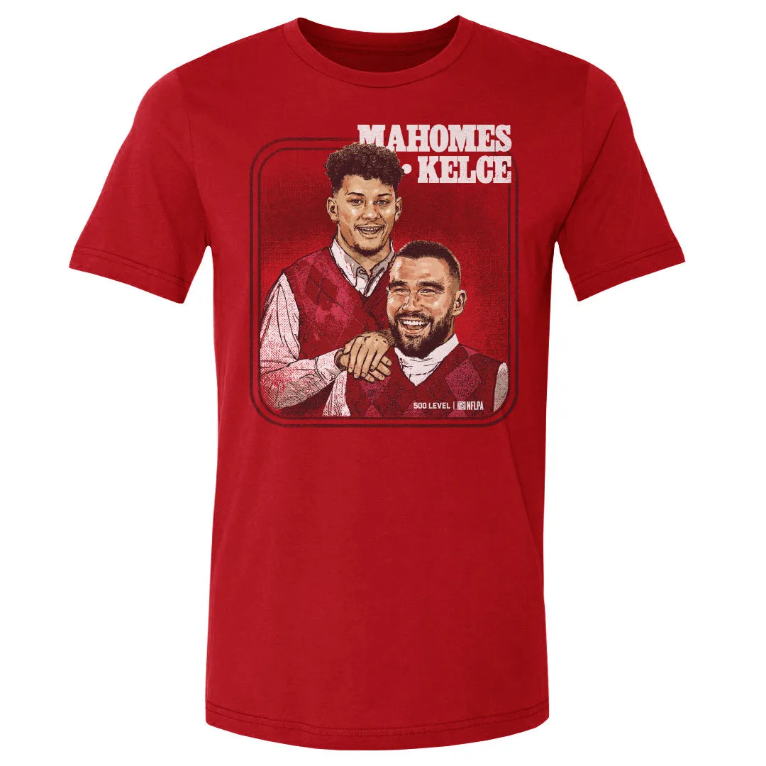 Patrick Mahomes & Travis Kelce Kansas City Step Brothers WHT sold by 500 Level