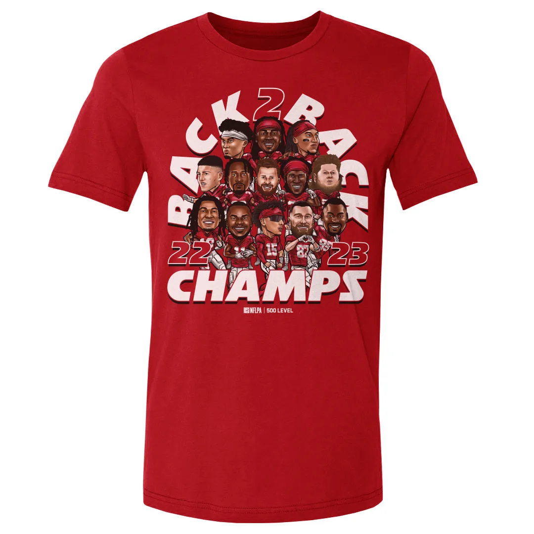 Kansas City Football 2023 Champs WHT sold by 500 Level