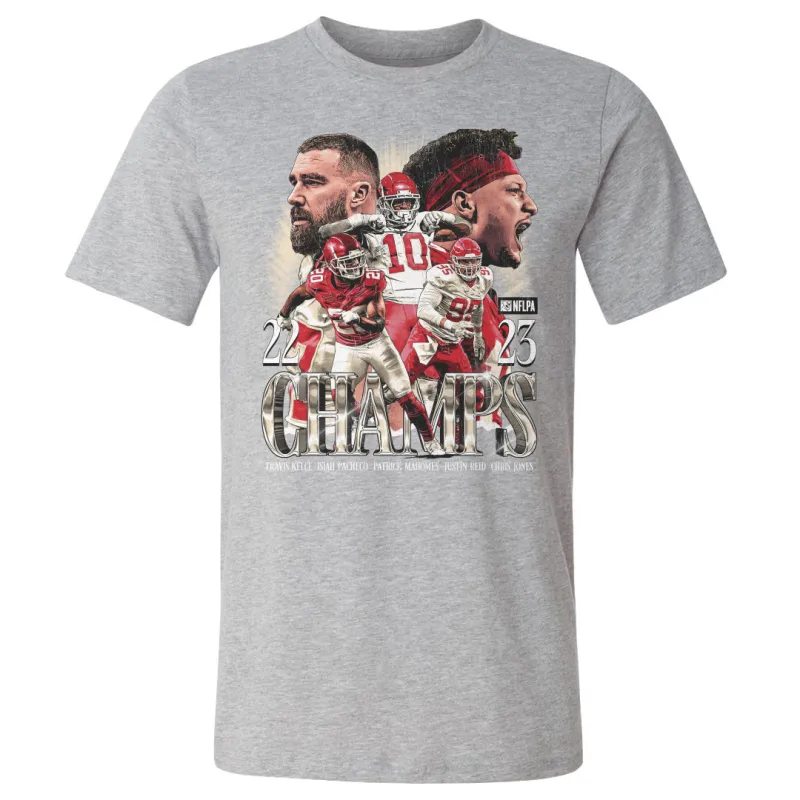 Kansas City Football 2023 Champs Vintage WHT sold by 500 Level