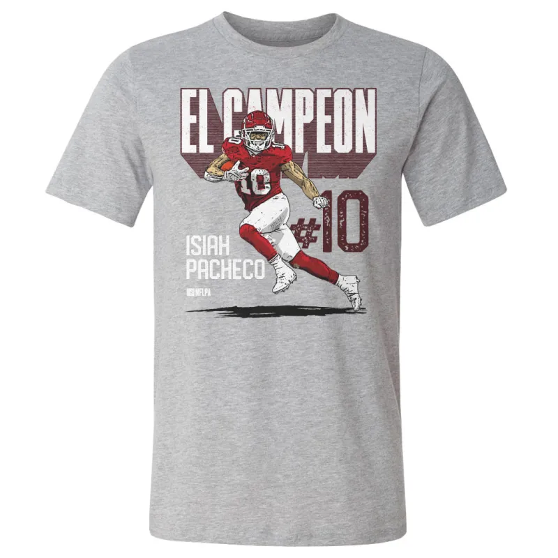 Isiah Pacheco Kansas City El Campeon WHT sold by 500 Level