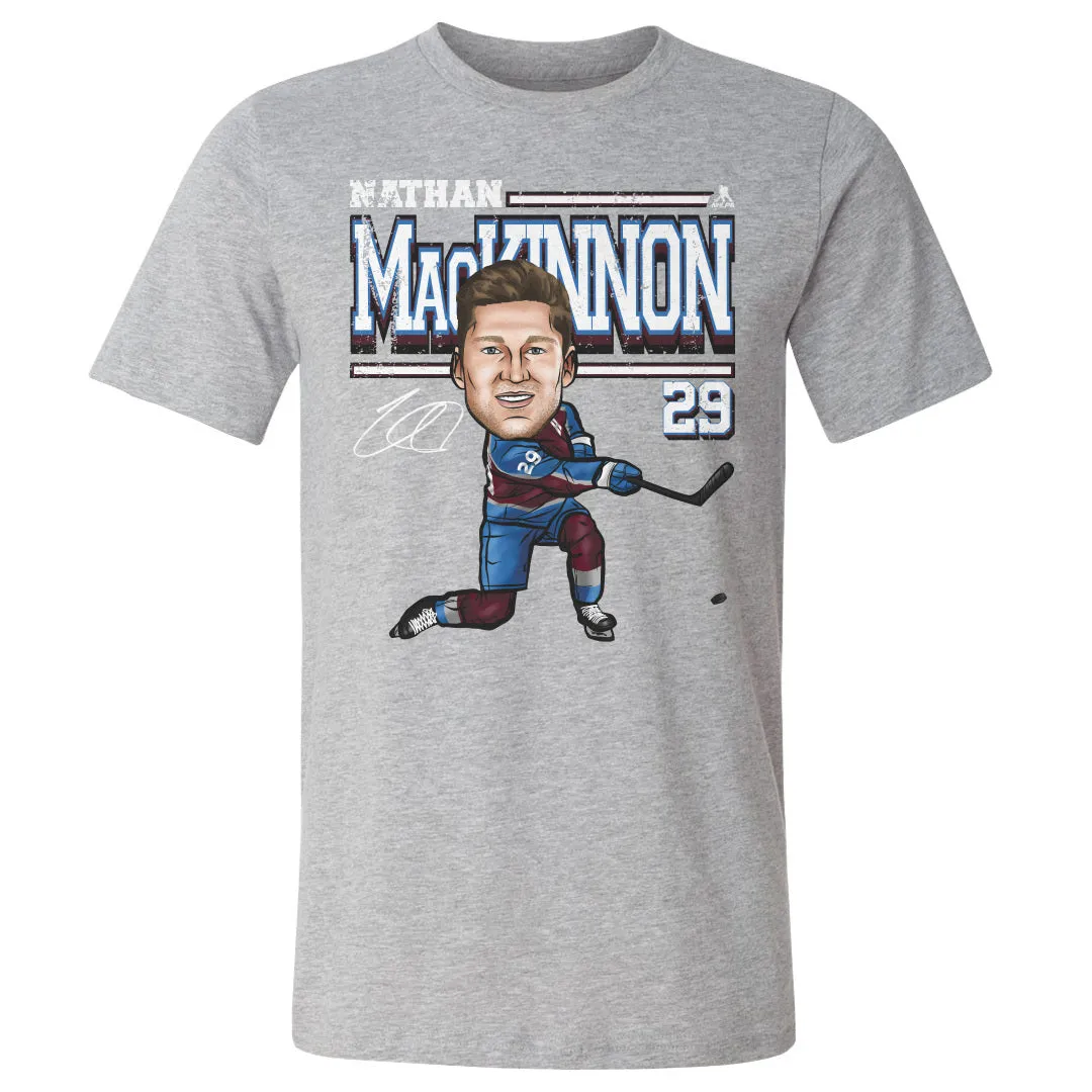 Nathan MacKinnon Colorado Cartoon WHT sold by 500 Level product image thumbnail 2