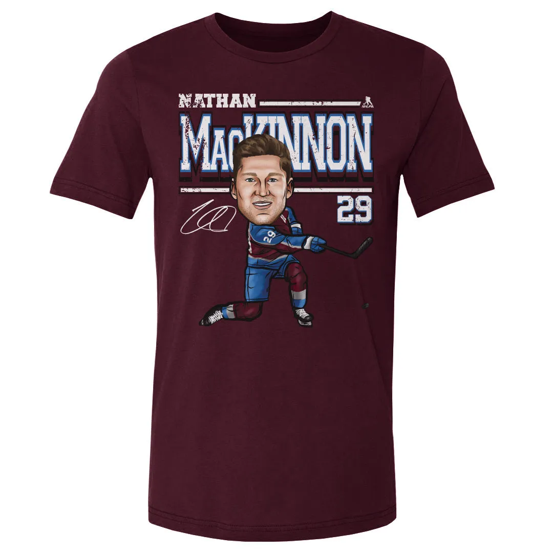 Nathan MacKinnon Colorado Cartoon WHT sold by 500 Level product image thumbnail 3