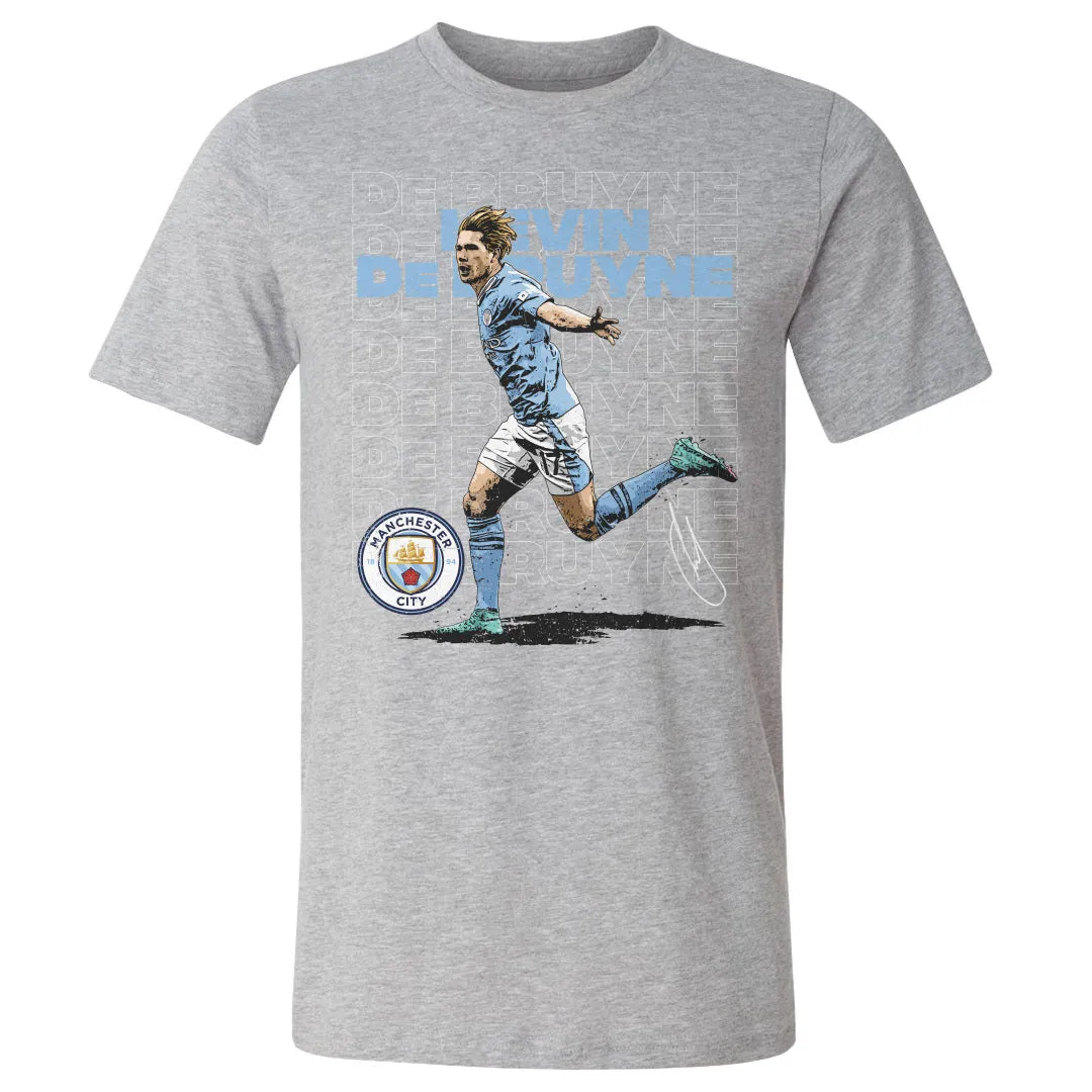 Kevin De Bruyne Manchester City Outline Name WHT sold by 500 Level product image thumbnail 2