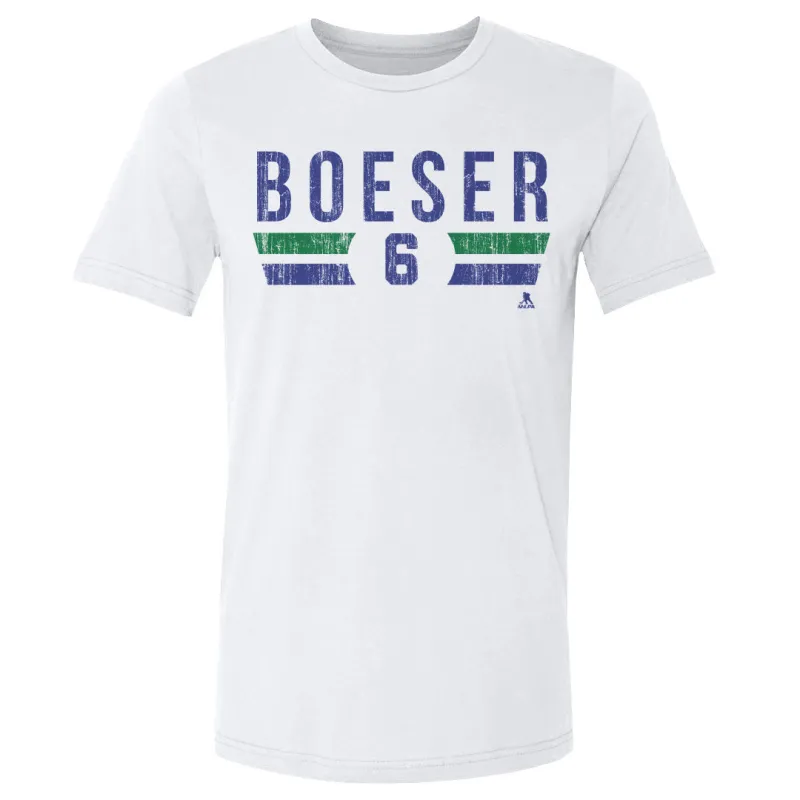Brock Boeser Vancouver Font sold by 500 Level