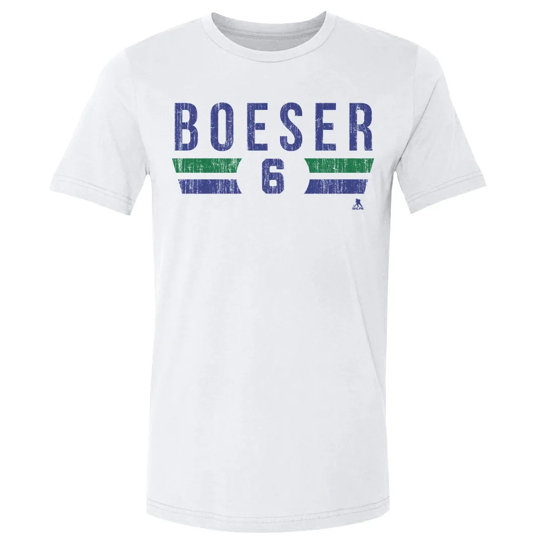 Brock Boeser Vancouver Font sold by 500 Level