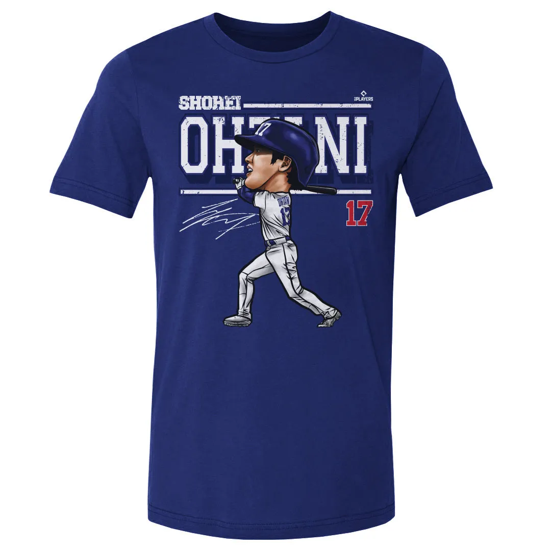 Shohei Ohtani Los Angeles D Cartoon WHT sold by 500 Level