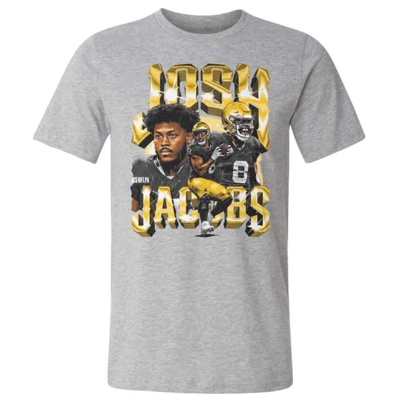 Josh Jacobs Green Bay Vintage WHT sold by 500 Level