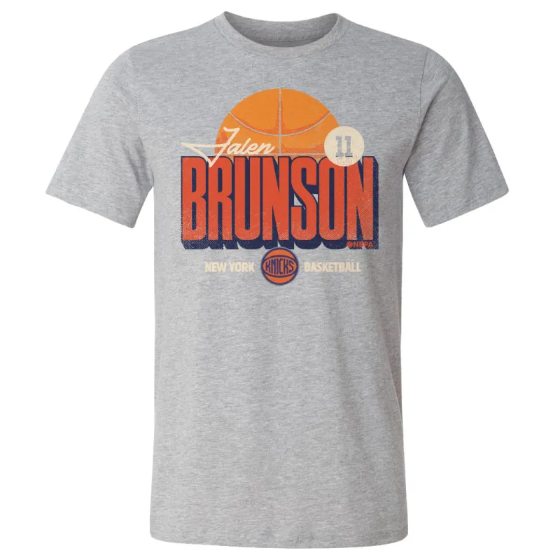 Jalen Brunson New York Knicks Label WHT sold by 500 Level