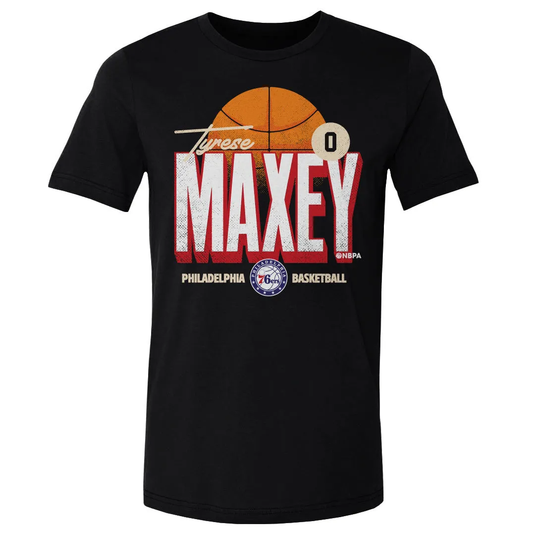 Tyrese Maxey Philadelphia 76ers Label WHT sold by 500 Level