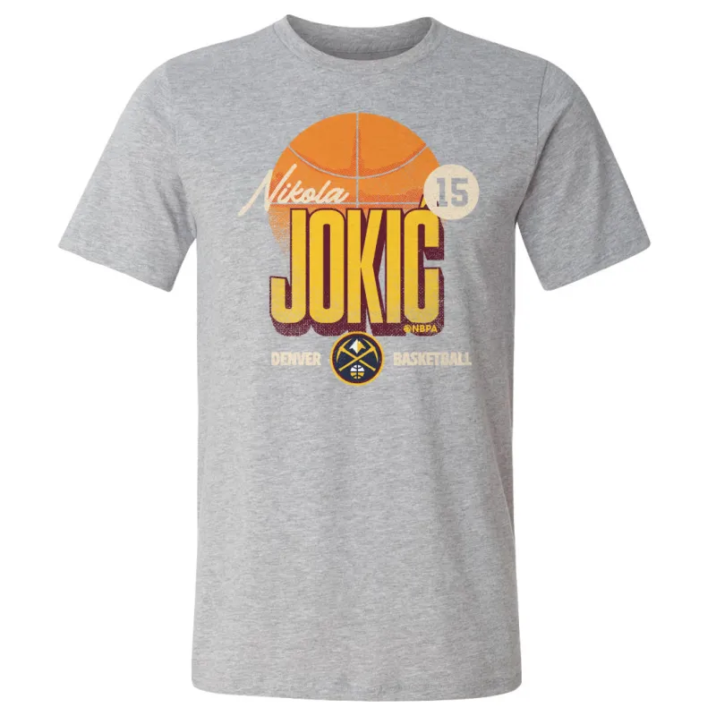 Nikola Jokic Denver Nuggets Label WHT sold by 500 Level