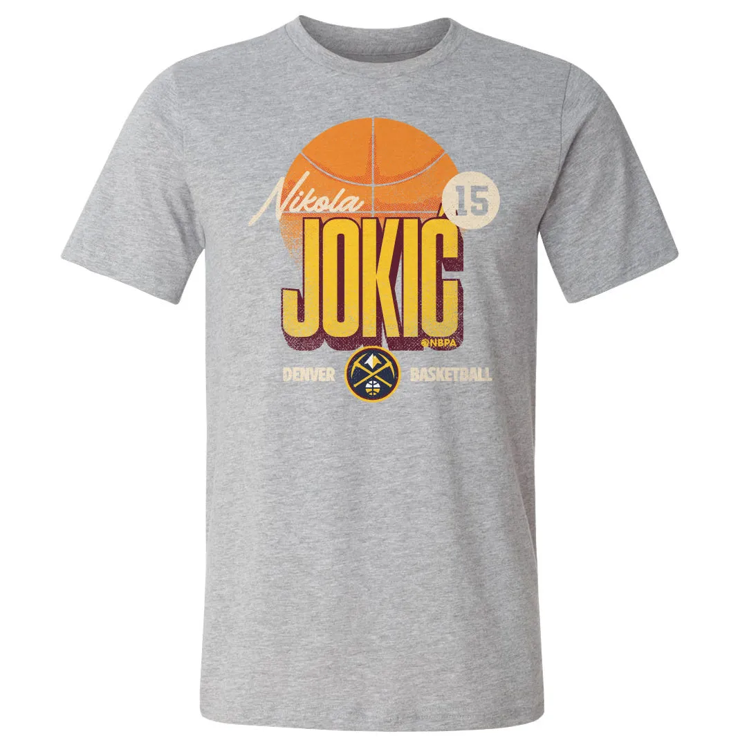 Nikola Jokic Denver Nuggets Label WHT sold by 500 Level
