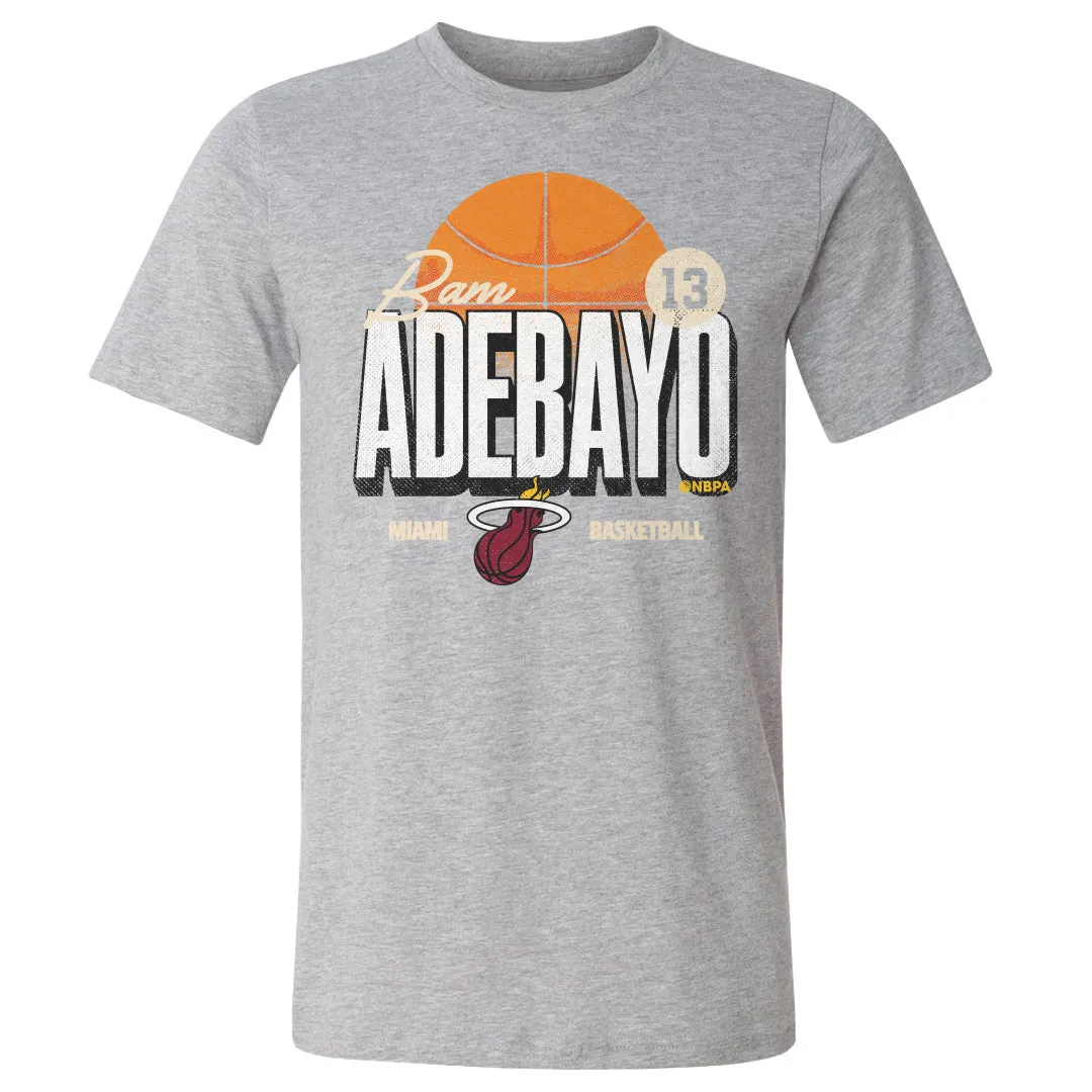 Bam Adebayo Miami Heat Label WHT sold by 500 Level