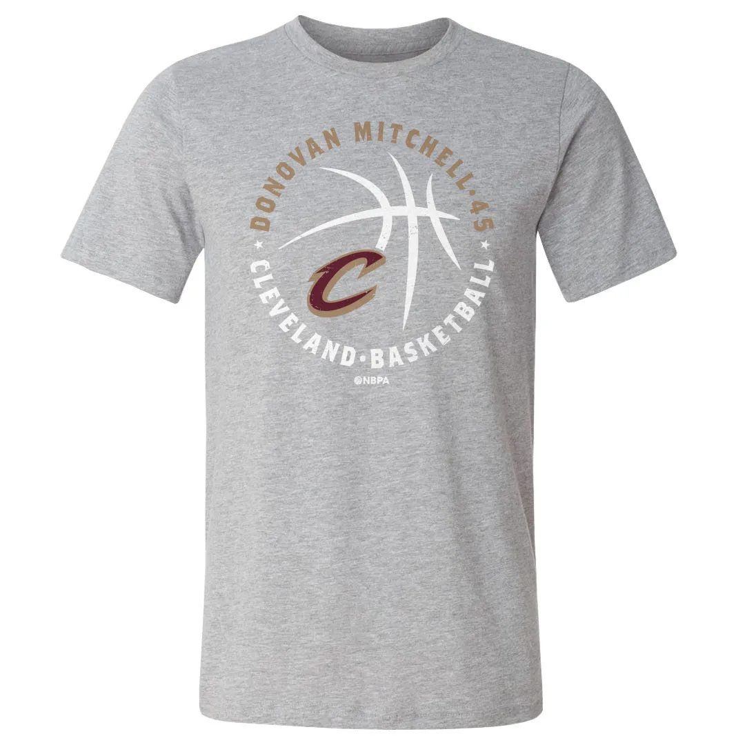Donovan Mitchell Cleveland Cavaliers Player Ball WHT sold by 500 Level