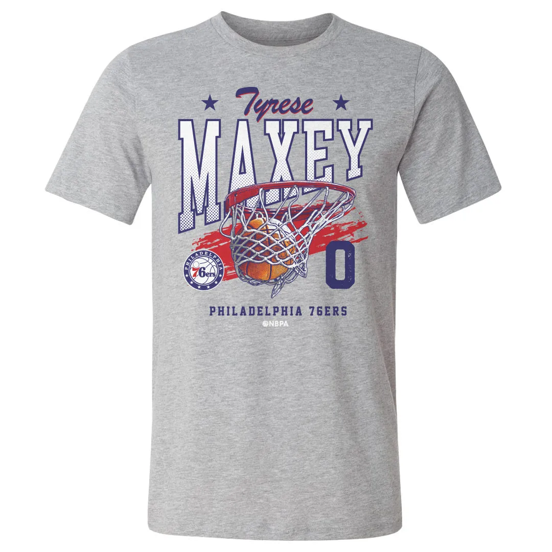 Tyrese Maxey Philadelphia 76ers Swish WHT sold by 500 Level
