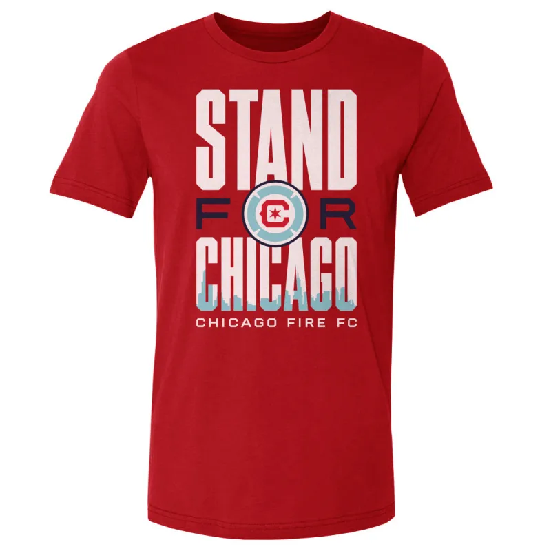 Chicago Fire FC Stand for Chicago WHT sold by 500 Level