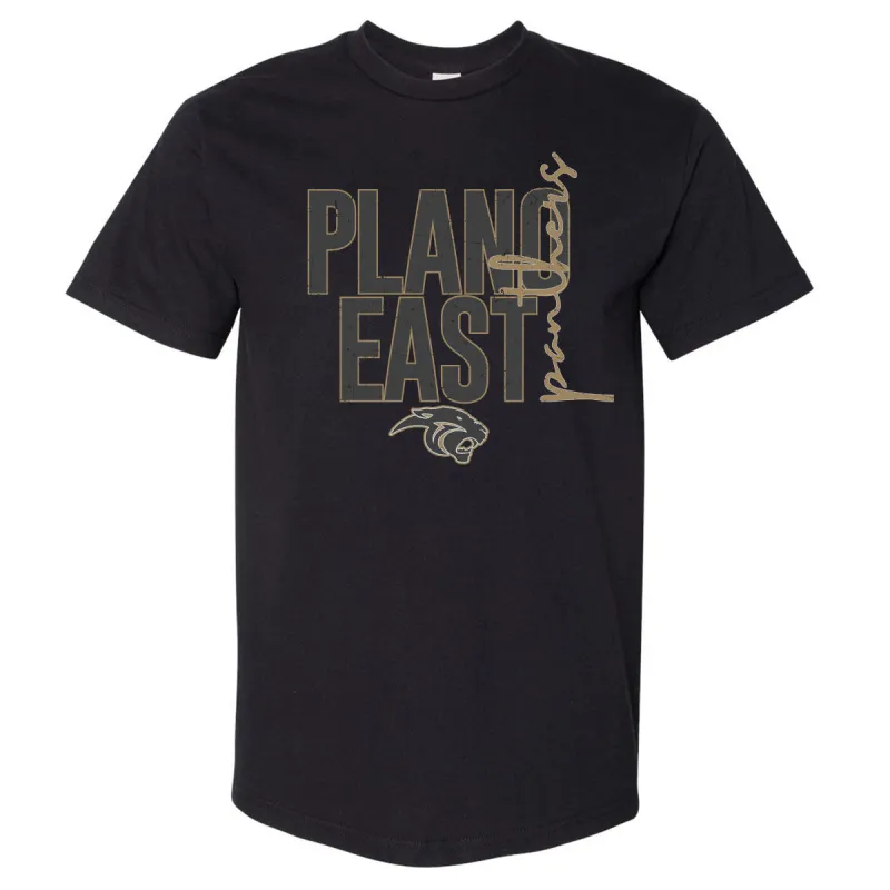 Crown Trio Plano East Panthers Vertical Cursive WHT sold by 500 Level