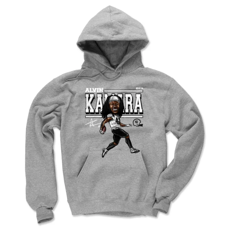 Alvin Kamara Cartoon WHT sold by 500 Level