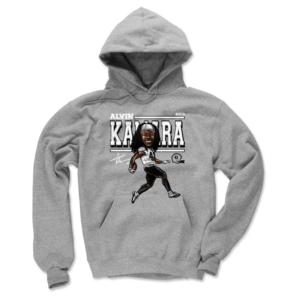 Alvin Kamara Cartoon WHT sold by 500 Level