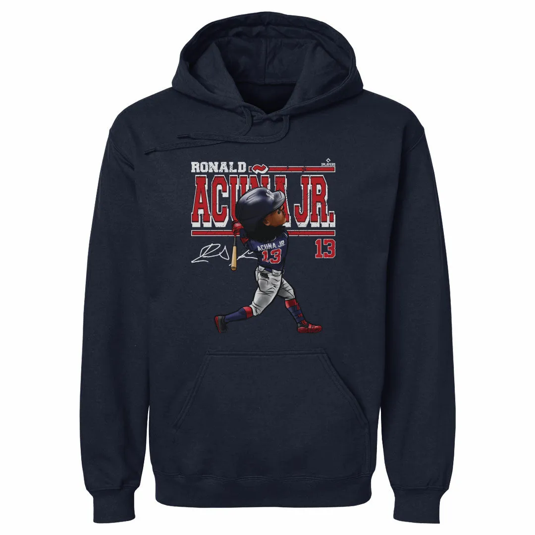 Ronald Acuna Jr. Cartoon WHT sold by 500 Level