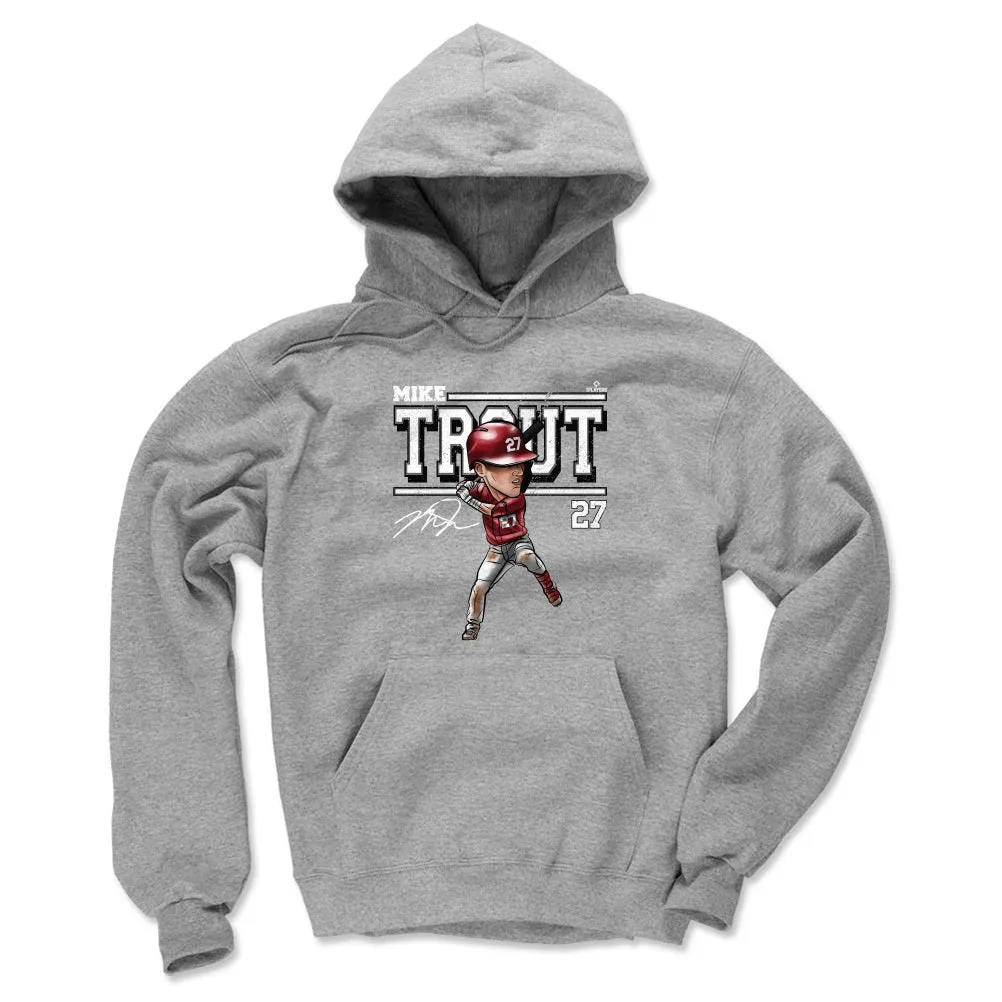 Mike Trout Cartoon WHT sold by 500 Level