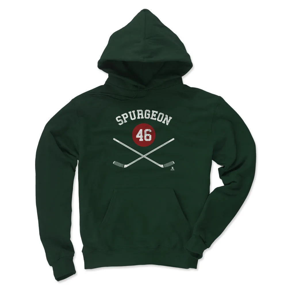 Jared Spurgeon Minnesota Sticks WHT sold by 500 Level