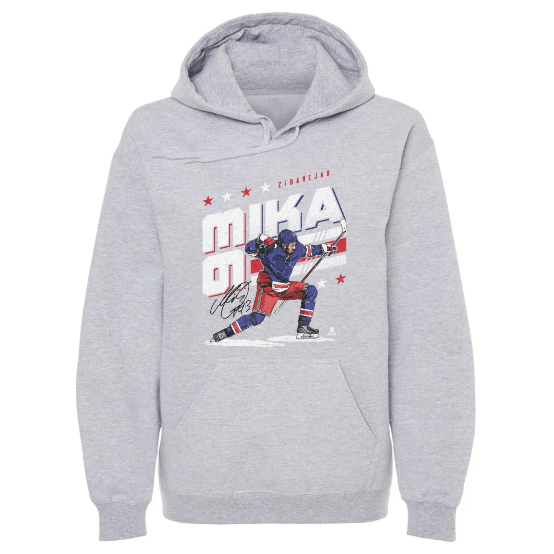 Mika Zibanejad Celebrate W WHT sold by 500 Level product image thumbnail 2