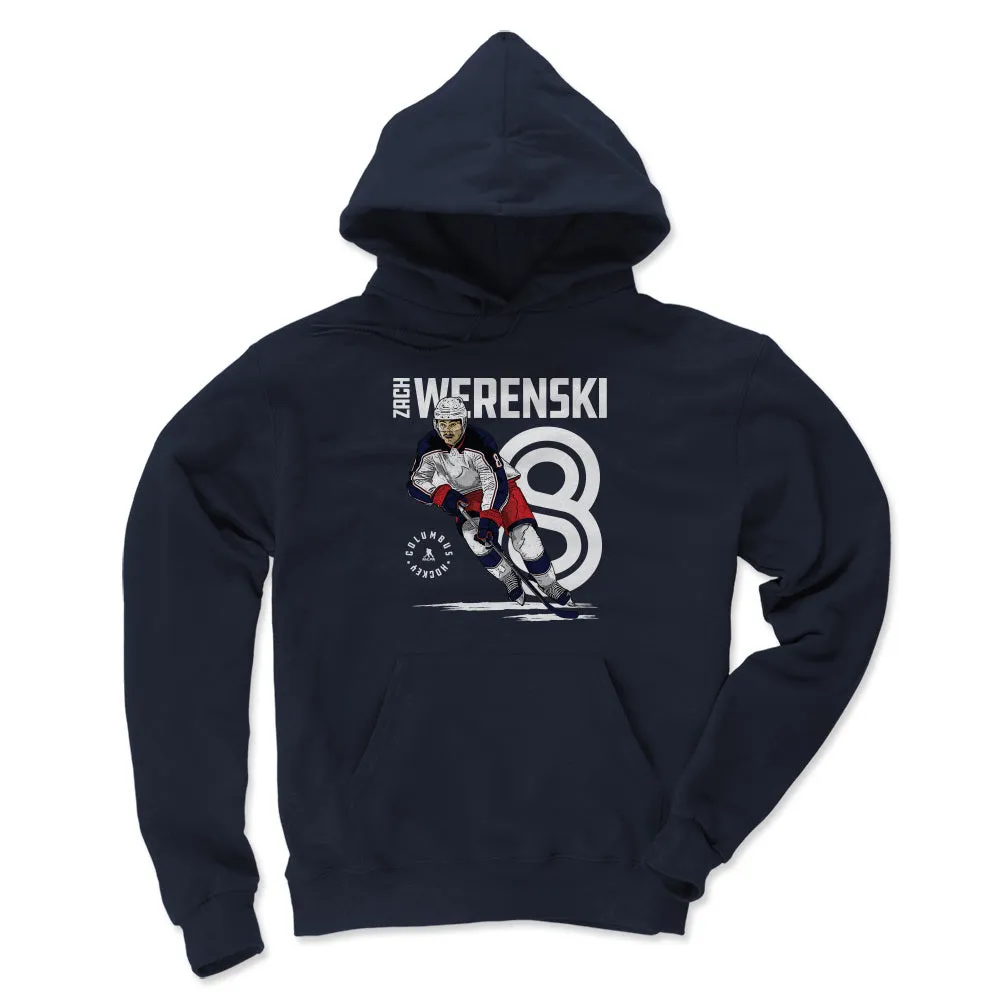Zach Werenski Columbus Inline WHT sold by 500 Level