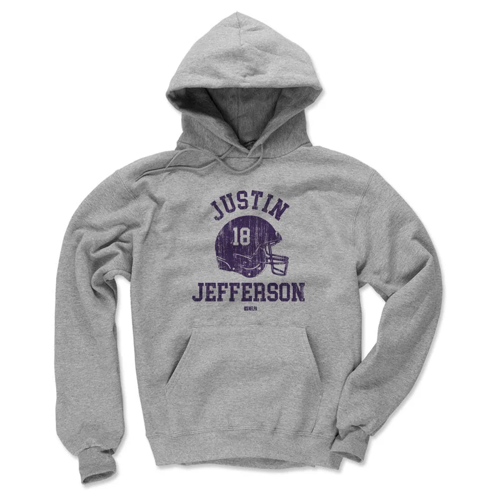 Justin Jefferson Minnesota Helmet Font sold by 500 Level
