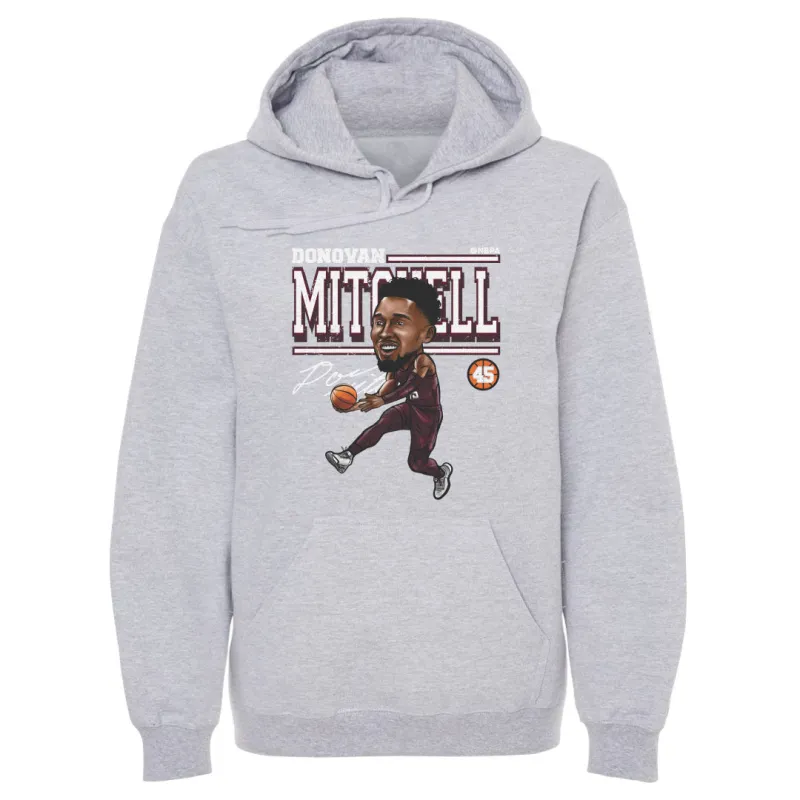 Donovan Mitchell Cleveland Cartoon WHT sold by 500 Level